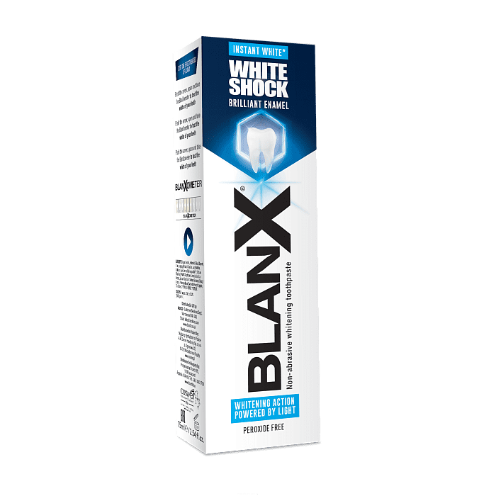Blanx White Shock Instant White Мгновенное отбеливание зубов Зубная паста 75мл