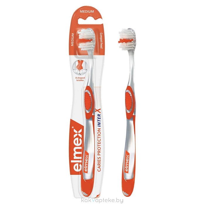 Elmex Colgate Сaries Protection Зубная щетка (Colgate Элмекс "Защита от кариеса") (средней жесткости)