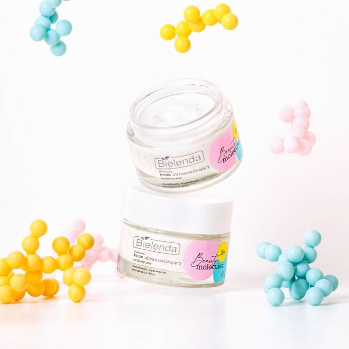 BIELENDA BEAUTY MOLECULES Молекулярный ультраувлажняющий крем с синбиотиками, 50 мл
