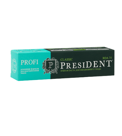 PRESIDENT PROFI Зубная паста Classic (75 RDA), 50 мл