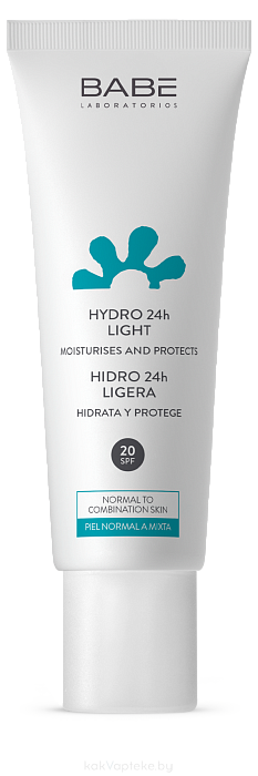 "LABORATORIOS BABE" Увлажняющий лёгкий крем 24ч SPF 20, 50 мл