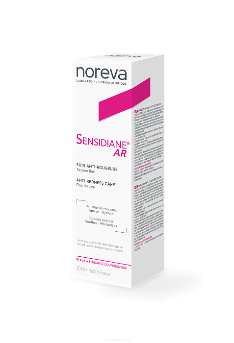NOREVA СЕНСИДИАН AR+ крем-гель для лица для чувствительной кожи, 30 мл