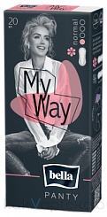 Bella Panty My Way Ультратонкие женские гигиенические ежедневные прокладки aroma, 20 шт