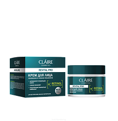 CLAIRE COSMETICS REVITAL PRO Крем для лица обновление и глубокое увлажнение, 50 мл