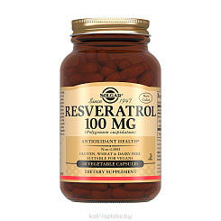 Solgar Ресвератрол 100 мг, БАД капсулы №60