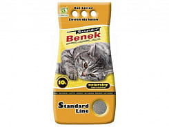 SUPER BENEK Гигиенический наполнитель для кошачьих туалетов SB Стандарт Натуральный,10 л