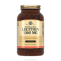Solgar Натуральный соевый лецитин, БАД капсулы №100