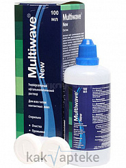 Раствор MULTIWAVE-NEW 100мл универс.офтальмологич.для ухода за конт.линз., стерил.,в наборе № 24
