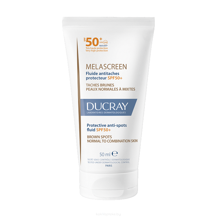 DUCRAY MELASCREEN Защитный флюид против пигментации SPF50+ (для осветления кожи) 50 мл