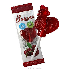 Петушок леденцовая карамель с цинком и витамином С со вкусом вишня