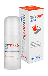 Антиперспирант Эффективное средство от потоотделения "Драй Драй Лайт" 50мл DryDry Light