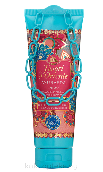 Tesori d’Oriente Гель для душа АЮРВЕДА с маслом амлы и пачули, 250 мл