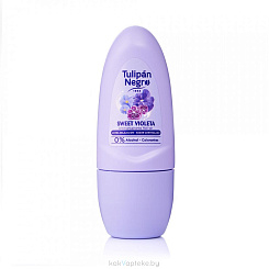Tulipan Negro Антиперспирант роликовый Сладкая фиалка/SWEET VIOLETA, 50 мл