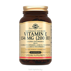 Solgar Витамин Е 134 мг (200 МЕ), БАД капсулы №100