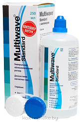 Раствор «MULTIWAVE-STANDARD» об.250 мл универс.офтальм.для ухода за к.л.,стерил.,с конт-м для к.л.