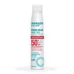 AGRADO Солнцезащитный спрей-мист для чувств.кожи SPF50+ / Solar Mist Sensitive SPF 50+, 200мл