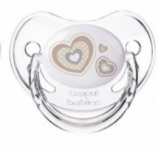 Canpol babies Пустышка-соска силиконовая  (круглая  6-18 мес.), арт 22/563