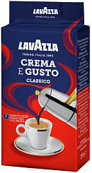 Кофе LAVAZZA натуральный жареный молотый Крема э Густо,  250г