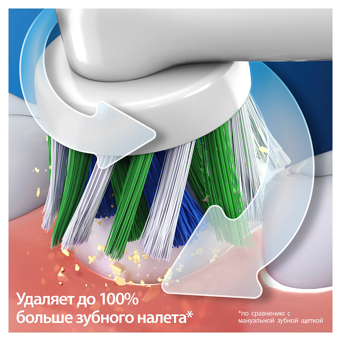 Braun Электрическая зубная щетка тип 3708 с зарядным устройством тип 3757 (Oral-B VITALITY D103.413.3 PRO) Lilac Mist