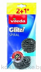 ВИЛЕДА Губка Инокс из металлической спирали 2+1 шт.