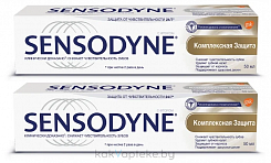 Набор: Sensodyne Зубная паста Комплексная защита (Sensodyne Multi Care), 75 мл 1шт+ 1шт