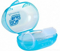 ПОМА Масажная щетка (силиконовая) с коробкой для хранения, арт. 4617, 1 шт