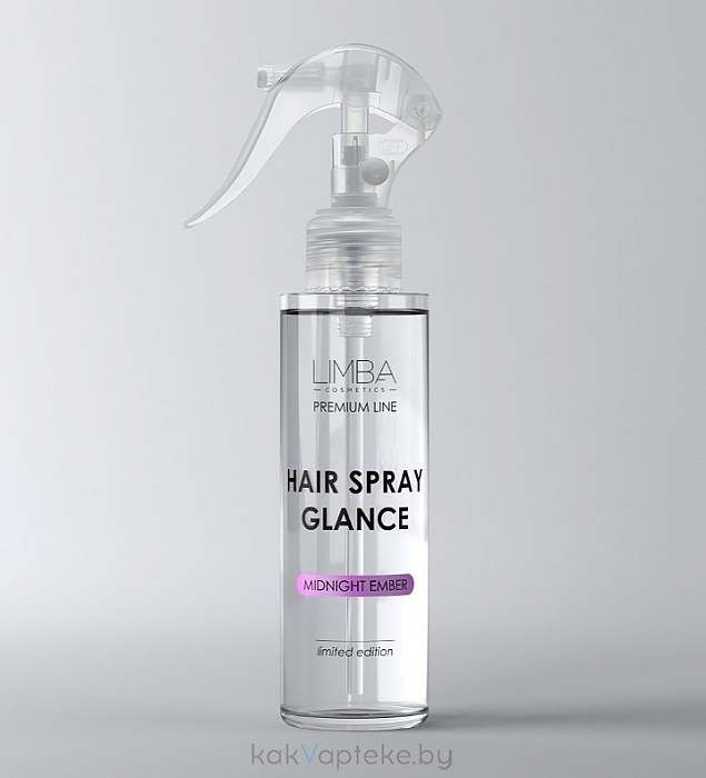 Limba Cosmetics Спрей для волос Premium Line Spray Glance Midnight Ember, 120 мл