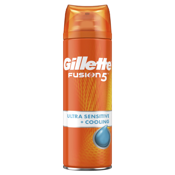 Гель д/бр Gillette FUSION для чувствительной кожи с эффектом охлаждения 200мл