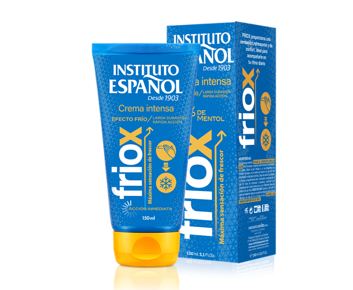 INSTITUTO ESPANOL Интенсивный охлаждающий крем с ментолом линии «FRIOX» / FRIOX INTENSE CREAM COOL EFFECT, 150мл