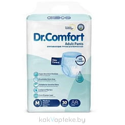 Dr-Comfort Подгузники (трусы) впитывающие для взрослых (Adult Pant Medium) 30 шт