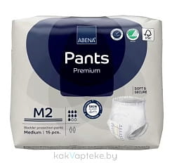 Abena  Pants Premium Подгузники (трусики) одноразовые для взрослых M2, 15 шт