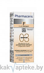 Pharmaceris F Нежный тональный флюид SPF 20 (тон: 03 бронза), 30 мл