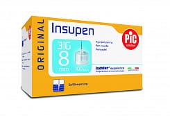 Игла для инсулиновых шприц-ручек размер G31 (0,25 мм х 8 мм) № 100