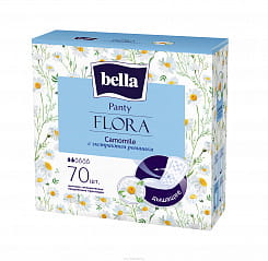 Bella Panty FLORA Camomile Прокладки женские гигиенические ежедневные с экстрактом ромашки 70 шт